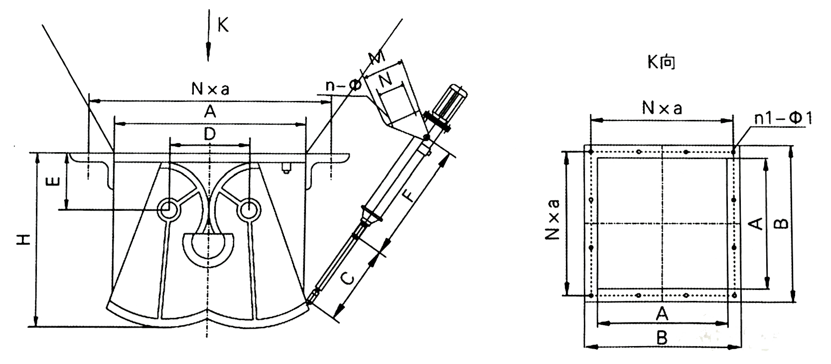 電液動(dòng)腭式閘門(mén)選型