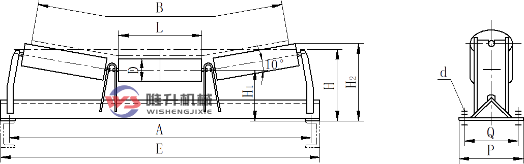 YYTP-II-S上皮帶全自動(dòng)液壓調(diào)偏裝置